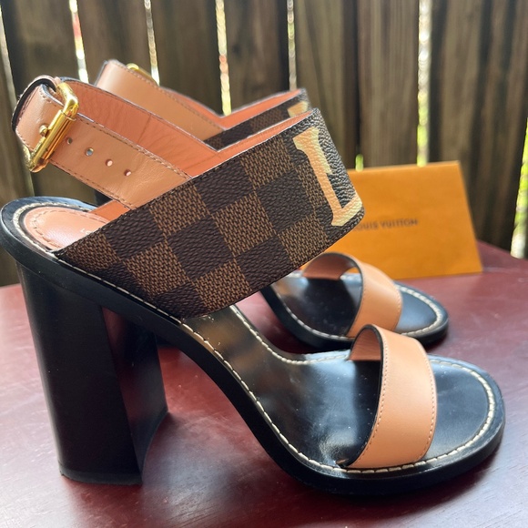 Louis Vuitton Passenger Sandal 10cm - Picture 5 of 6